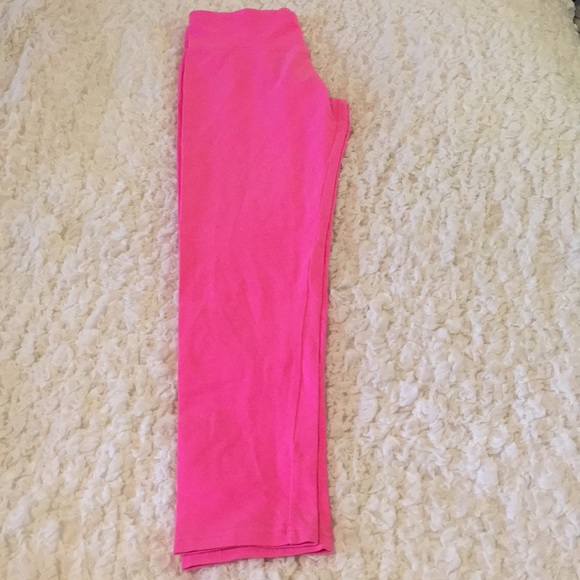 Fluorescent Pink Leggings - Picture 3 of 9